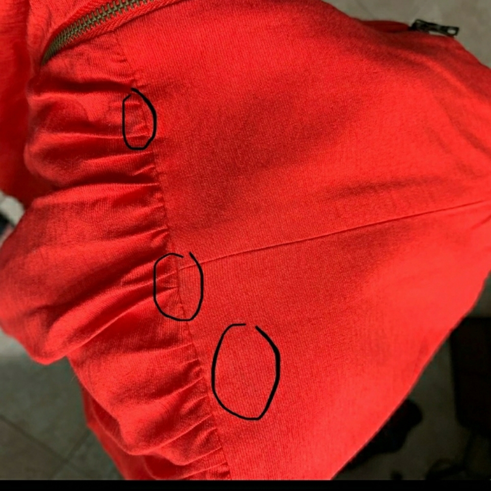 Like New Loft Strapless Red Dress - Picture 7 of 7